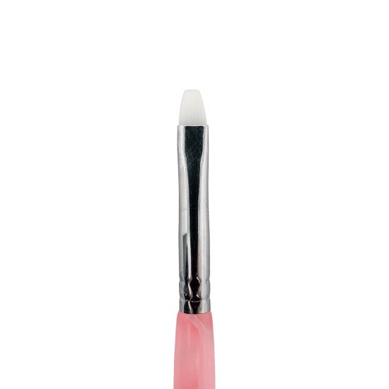 *** #4 FLAT Gel Brush Pink Marble | 200906