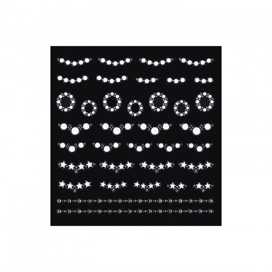 French Dots Dazzling Stickers 96640